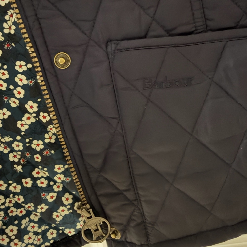 Barbour Vest With Liberty Lining View 2